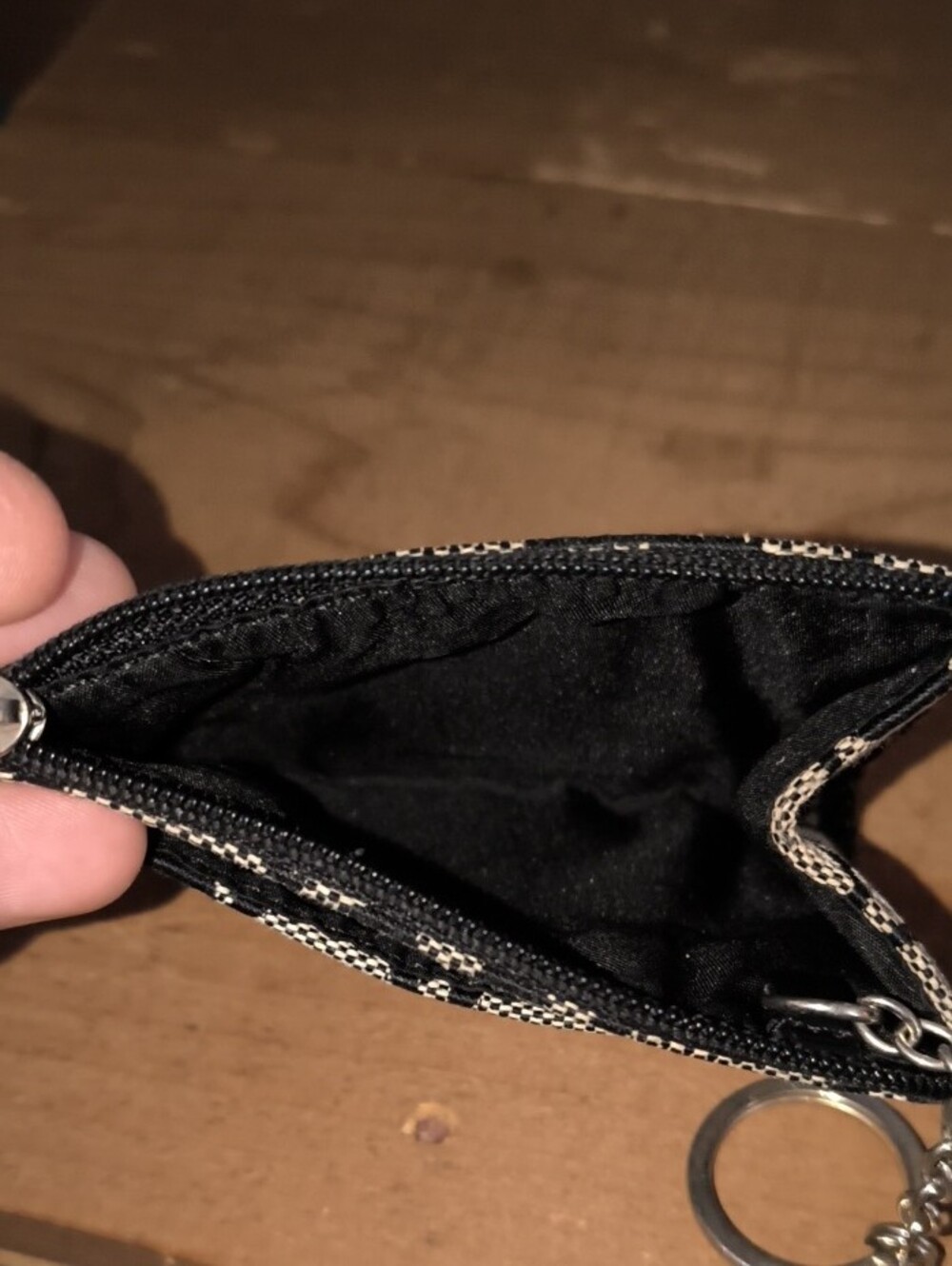 Coach Black & Red Signature Key Card Wallet โฅ๏ธ๐ Coin Bag Keychain โฅ๏ธ - Picture 7 of 9